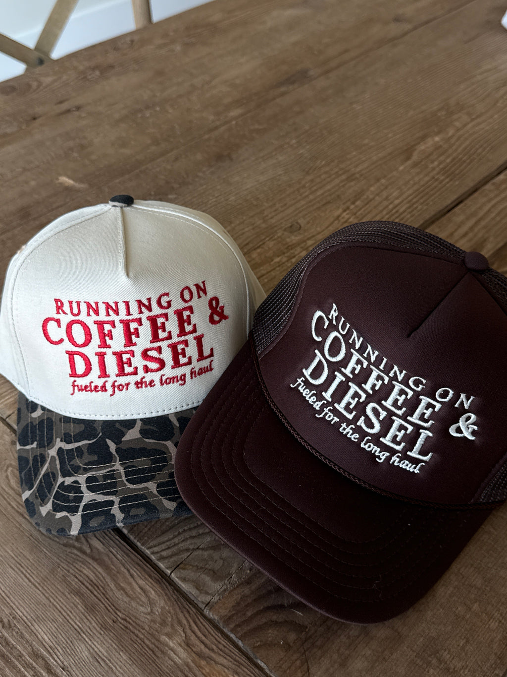 Running on coffee & diesel