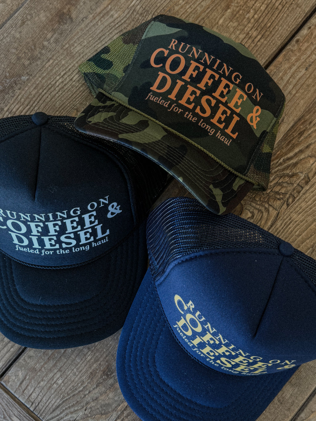Running on coffee & diesel